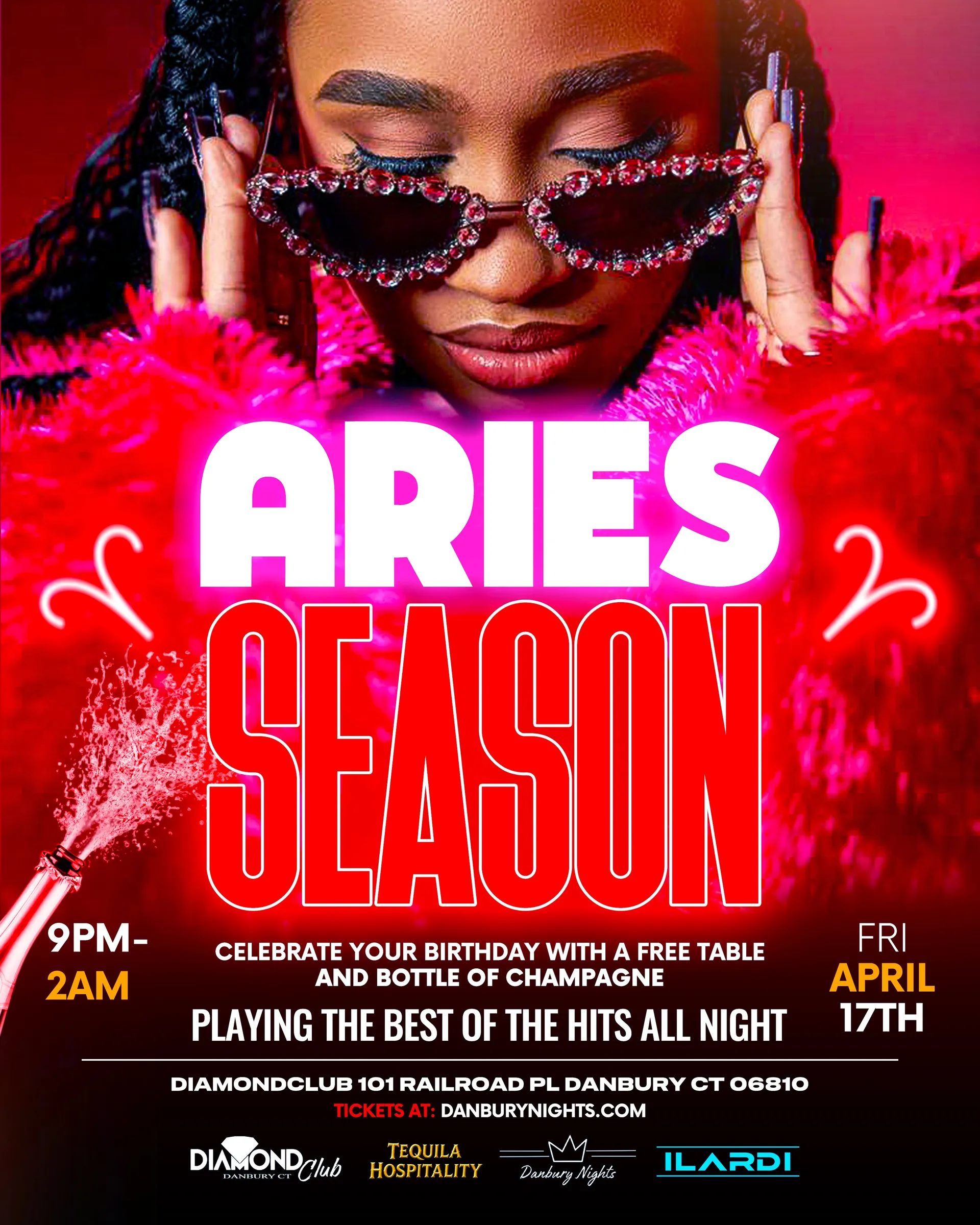 College Friday’s: Aries Season flyer