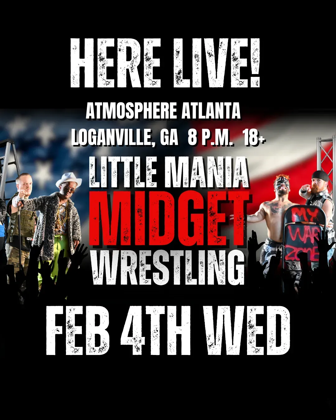 Little Mania Midget Wrestling – Loganville, GA – Feb 04, 2026 – SOLDOUT