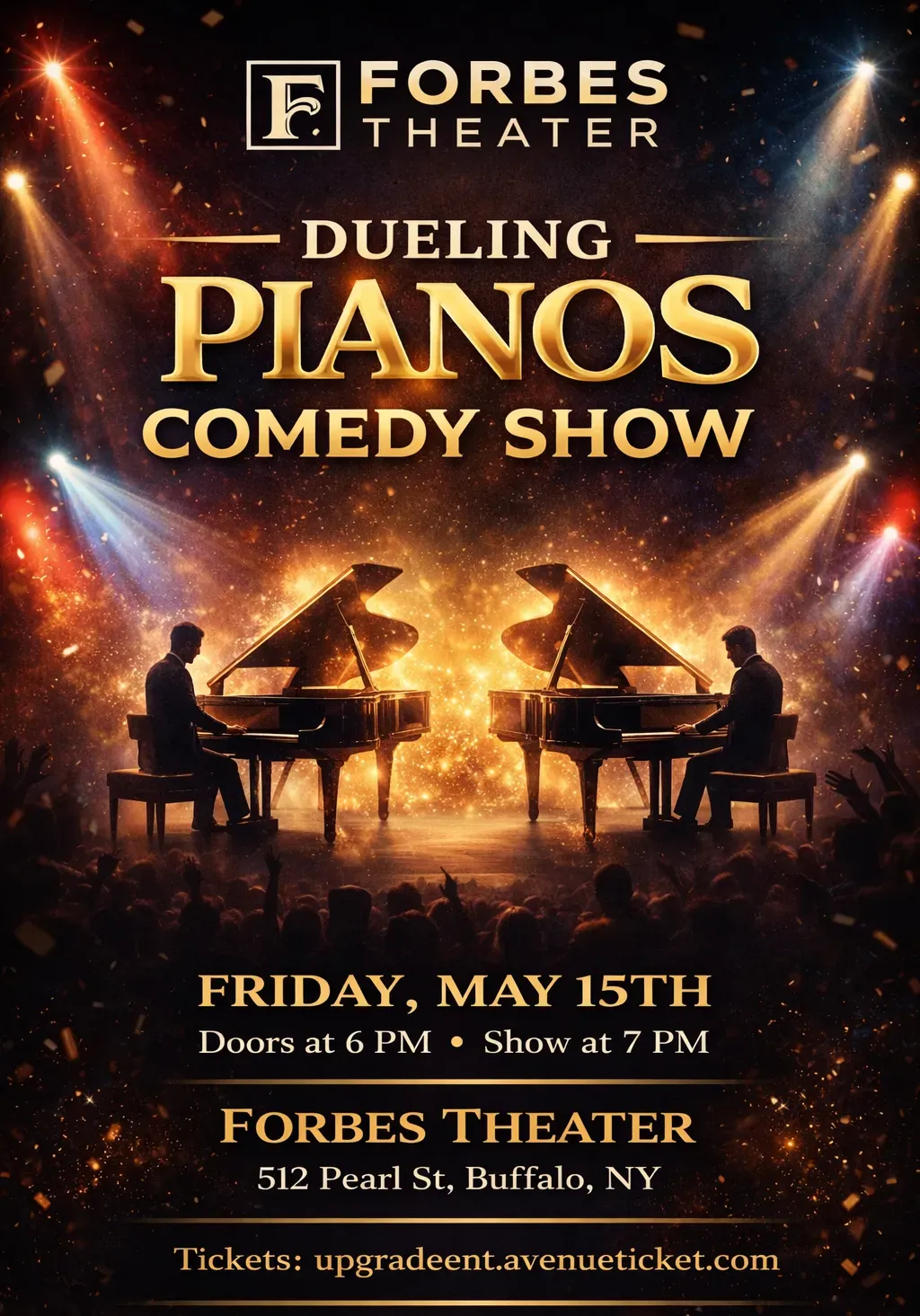 Dueling Pianos Comedy Show – Live at Forbes Theater