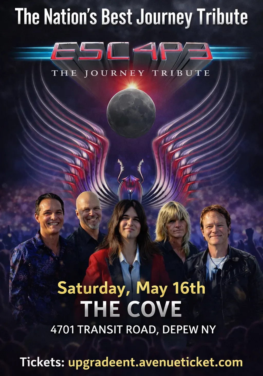 The Nations Best Journey Tribute Band - E5C4P3 at THE COVE!