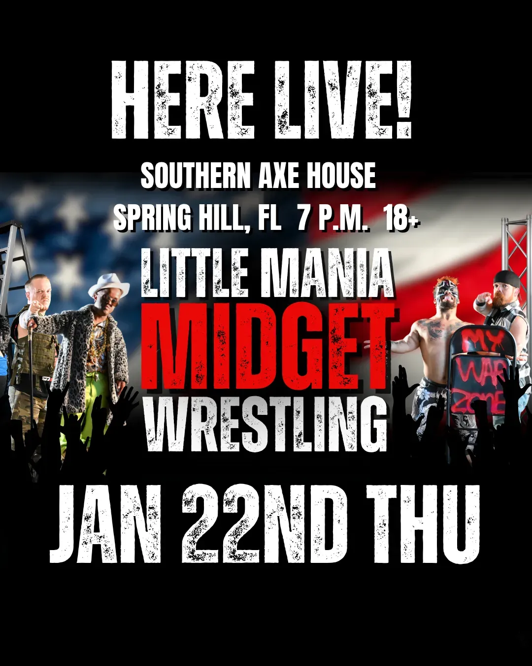 Little Mania Midget Wrestling – Spring Hill, FL – Jan 22, 2026 – SOLD OUT