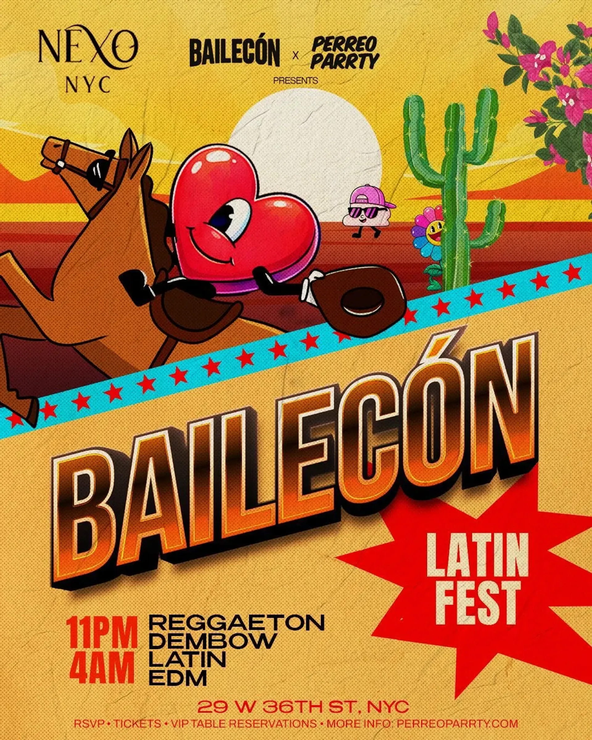 BAILECON - LATIN FEST @ NEXO NYC flyer