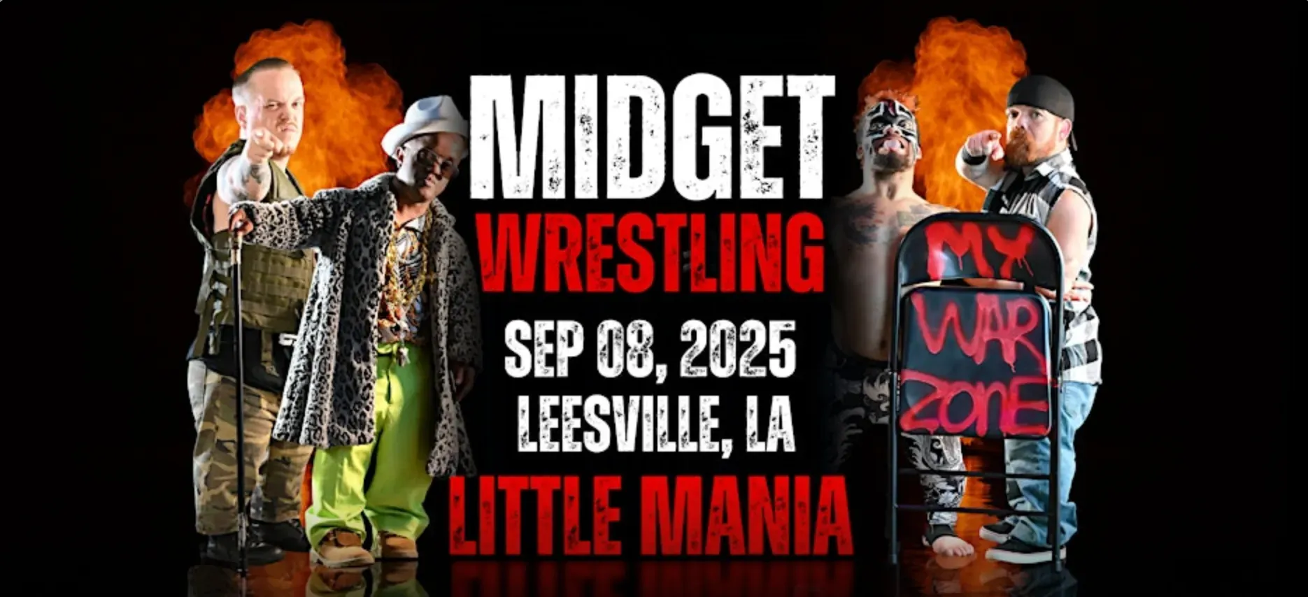 Little Mania Midget Wrestling – Leesville, LA – Sep 08, 2025