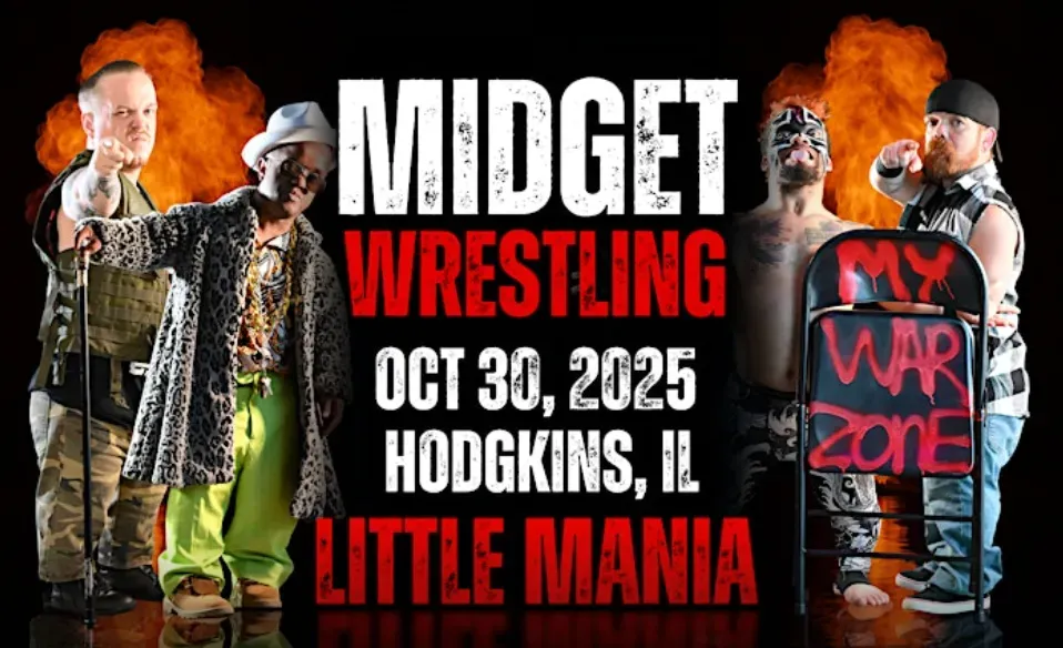 Little Mania Midget Wrestling – Hodgkins, IL – October 30, 2025 – Buy Now