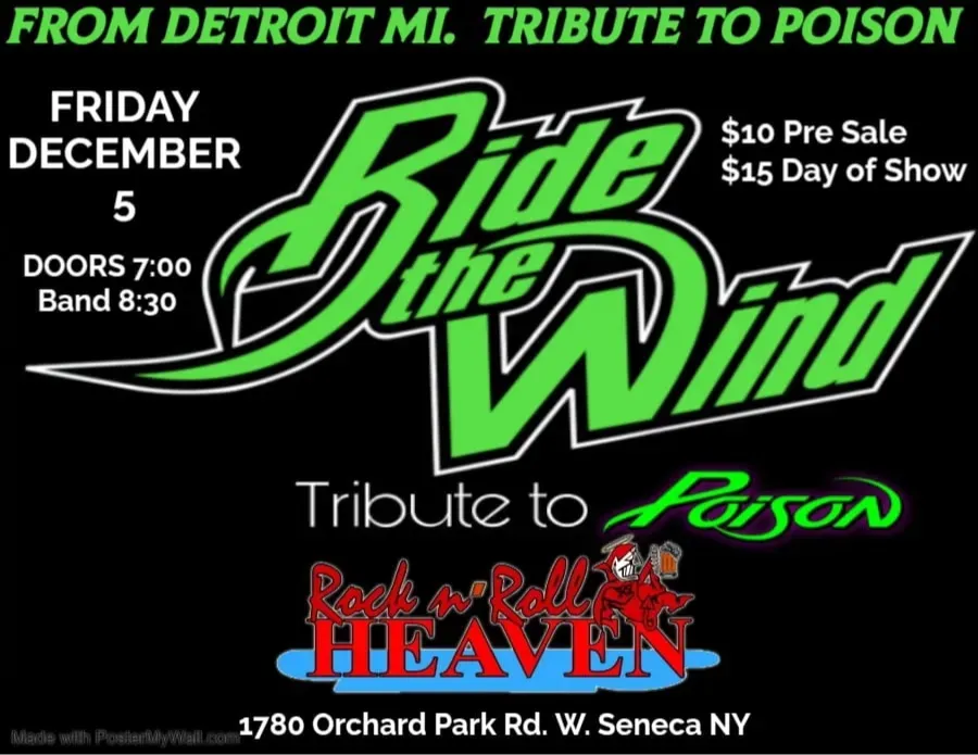 RIDE THE WIND (Tribute to Poison)