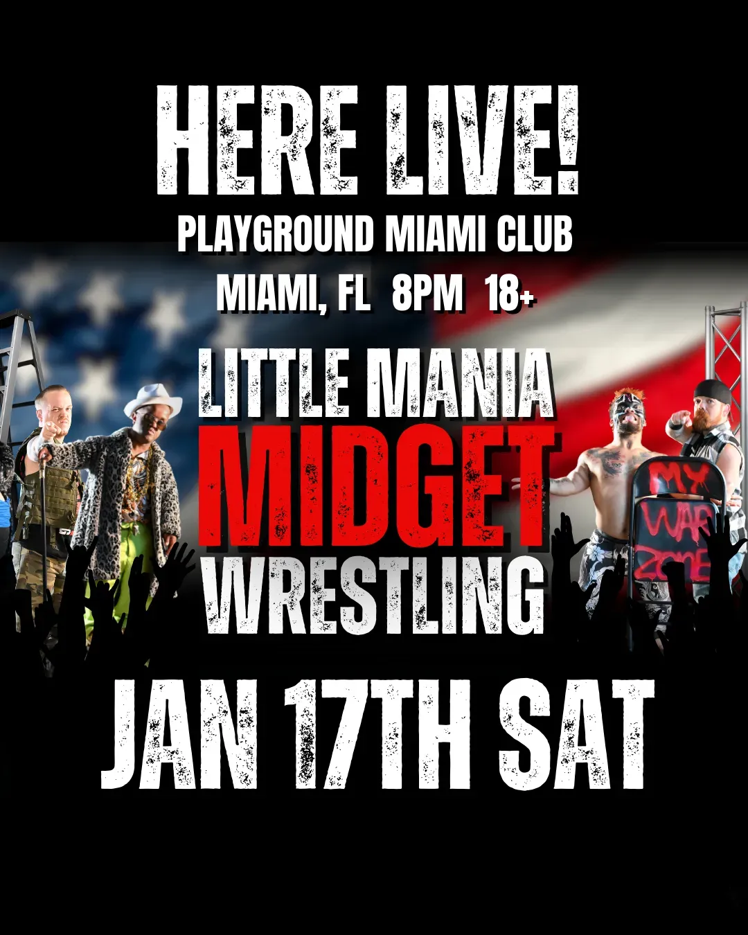 Little Mania Midget Wrestling – Miami, FL – Jan 17, 2026