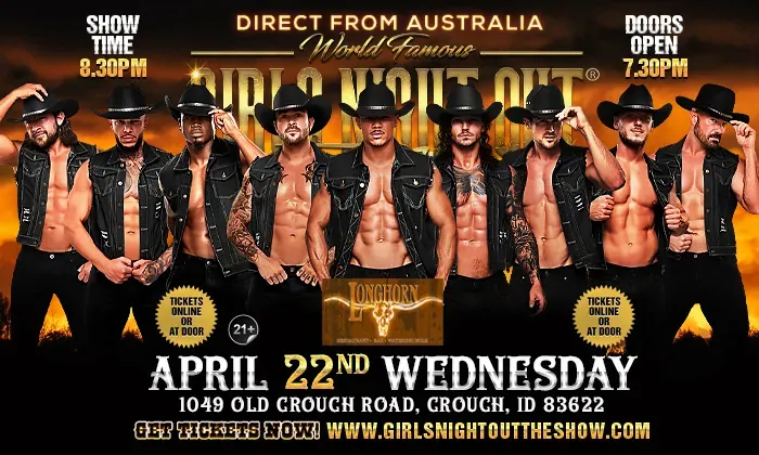 Girls Night Out the Show® Australia takeover Crouch, ID USA!!!
