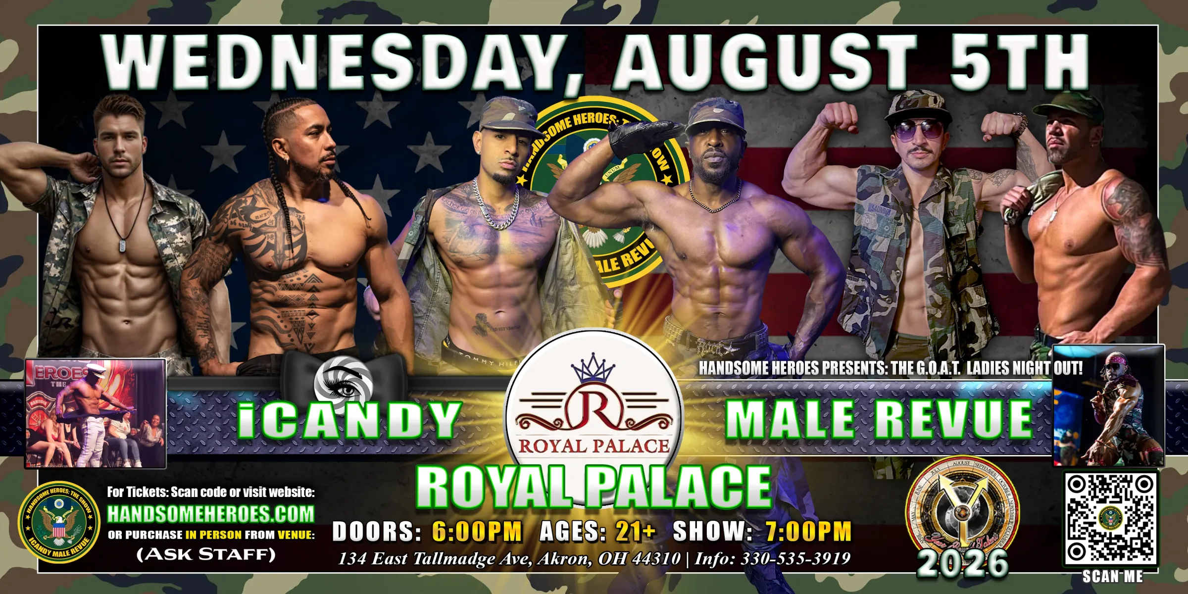 Akron, OH -  iCandy Male Revue @ Royal Palace