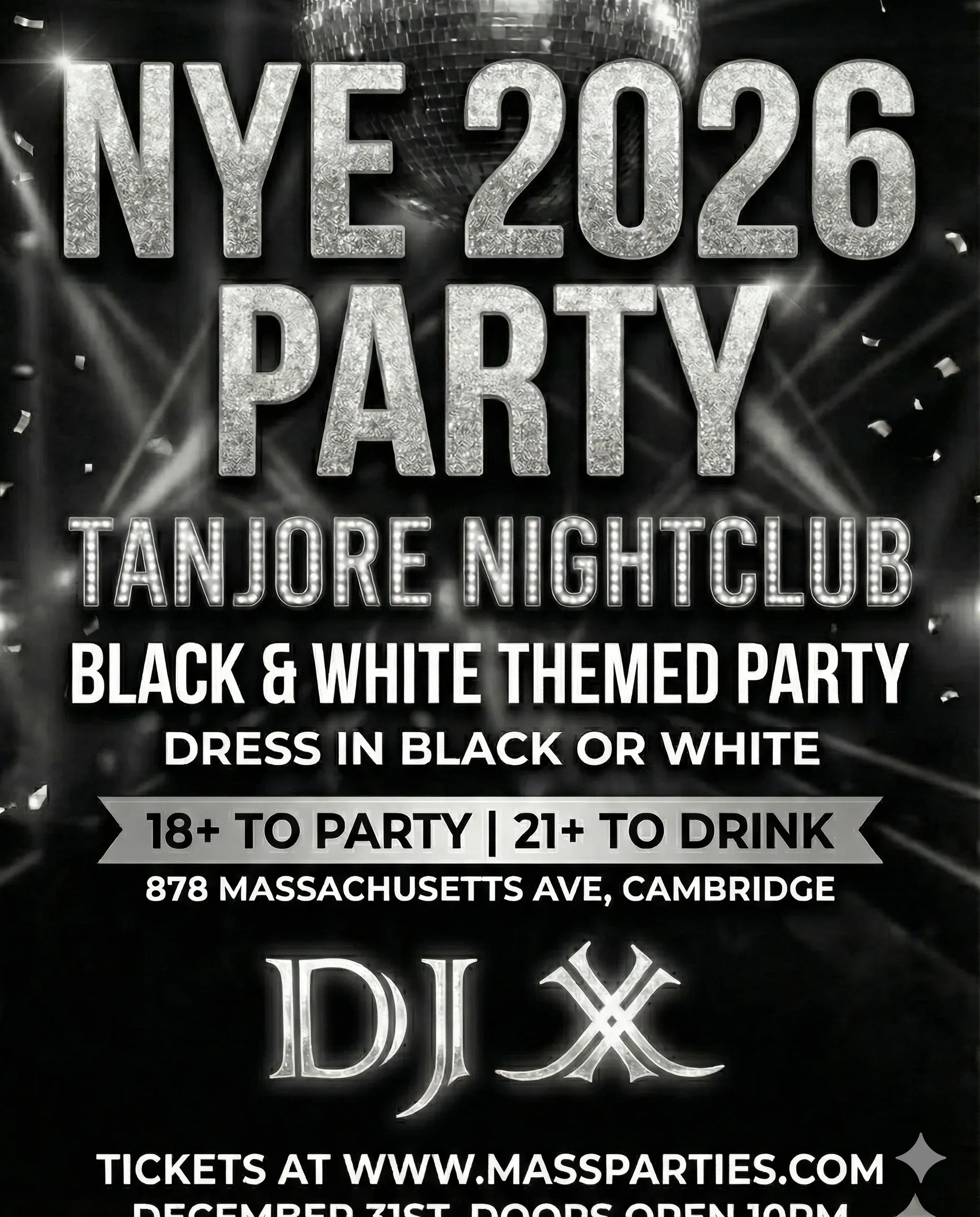BLACK & WHITE PARTY 18+ | 21+
