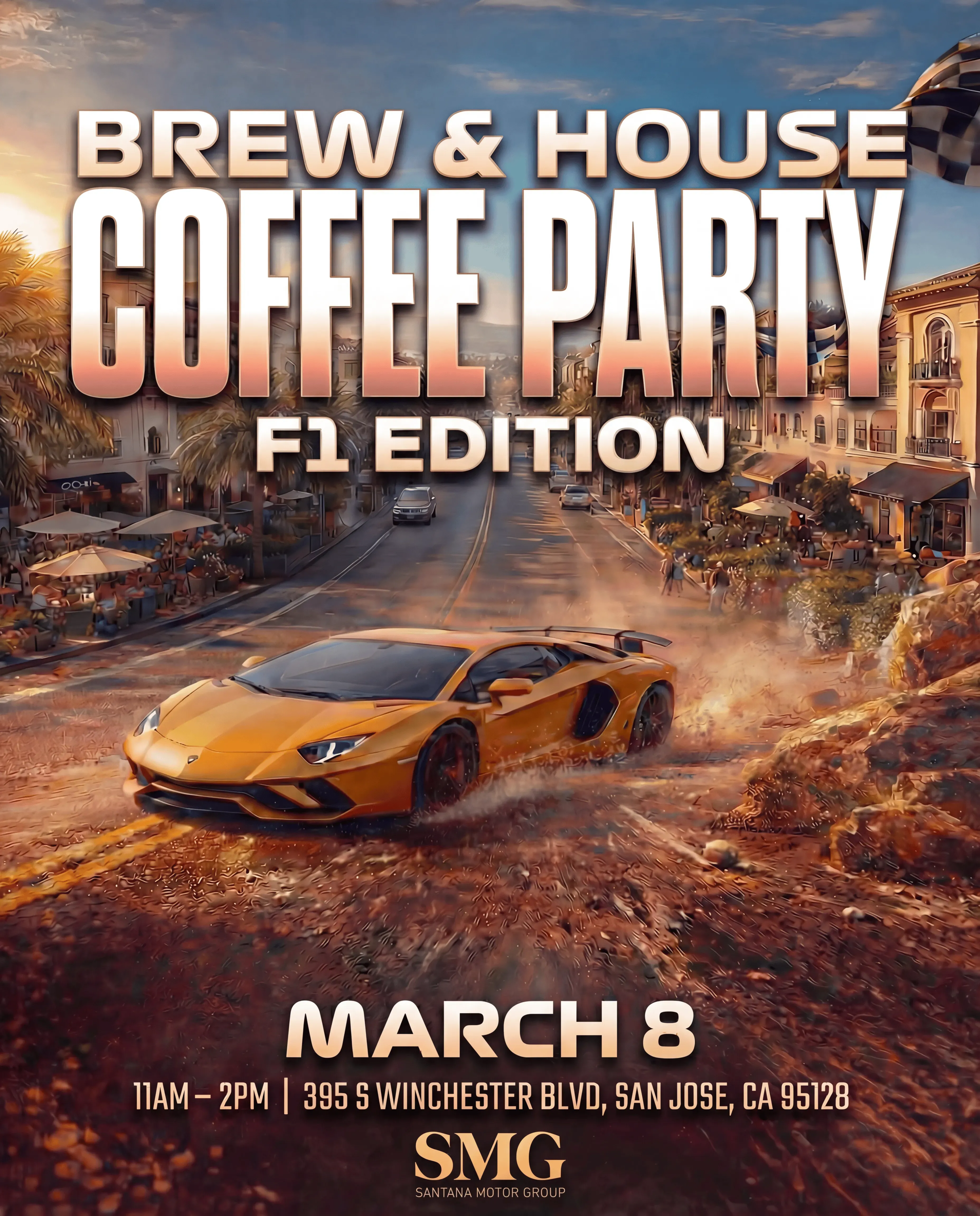 Brew & House – Coffee Party: F1 Edition 🏁