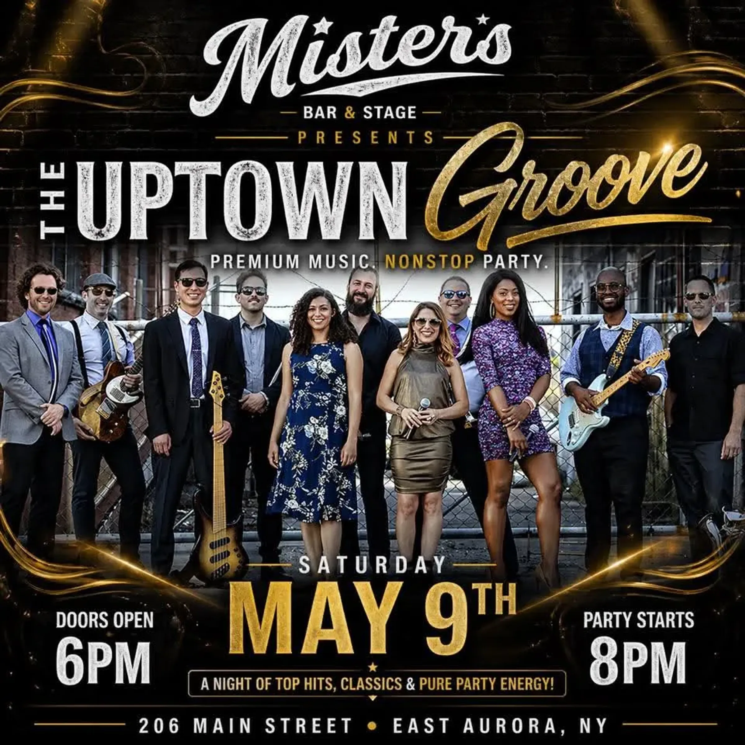 Uptown Groove@ Misters flyer