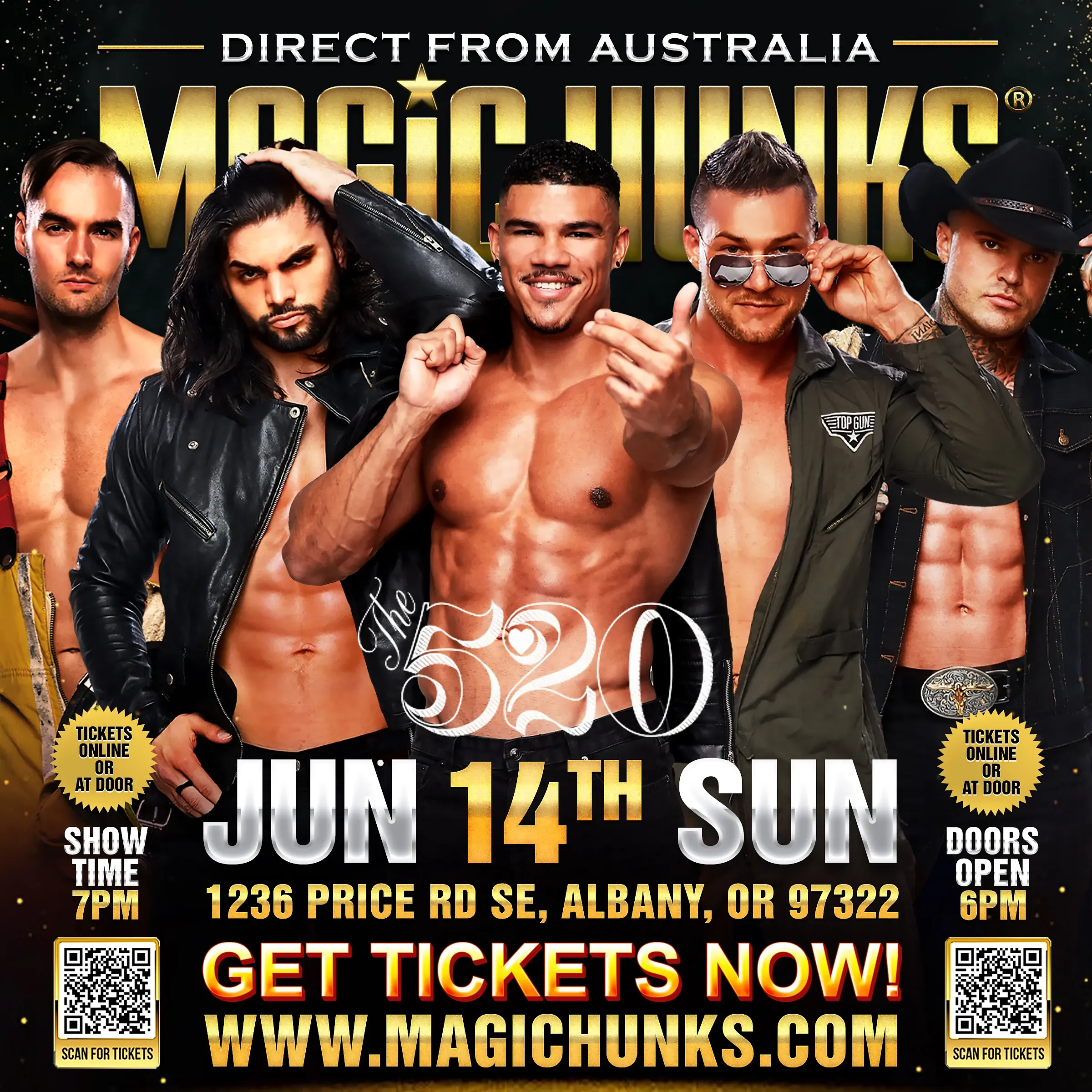 MAGIC HUNKS AUSTRALIA TAKEOVER – ALBANY, OR USA!!! 🔥