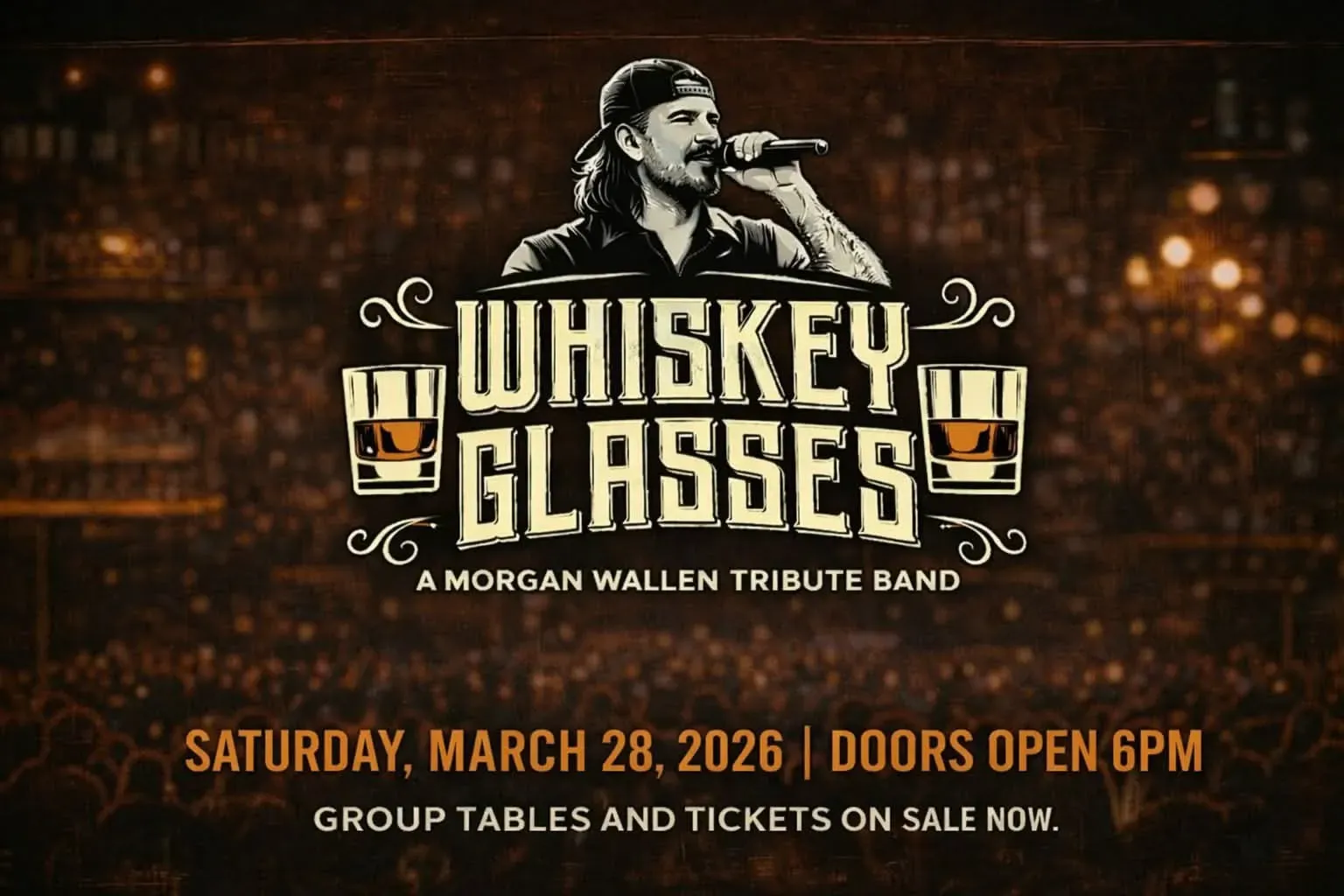 Whiskey Glasses - A National Tribute band to Morgan Wallen at Misters!