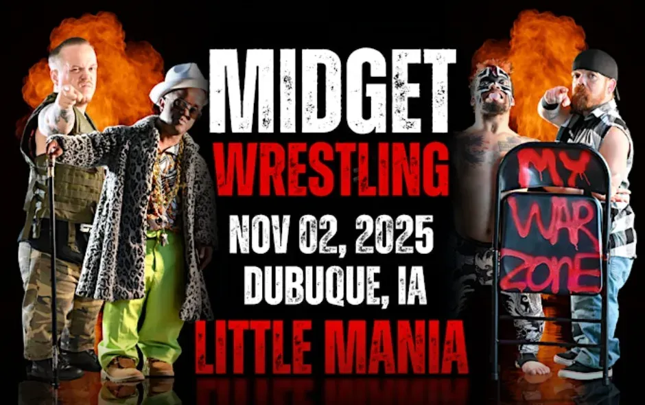 Little Mania Midget Wrestling – Dubuque, IA – Nov 02, 2025 – Buy Now