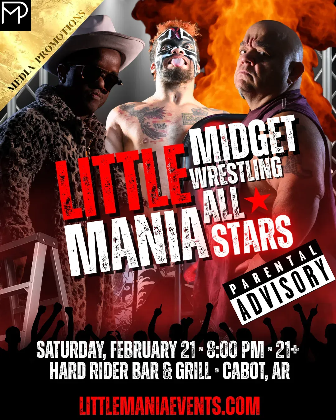 Little Mania Midget Wrestling – Cabot, AR – Feb 21, 2026 Sold Out
