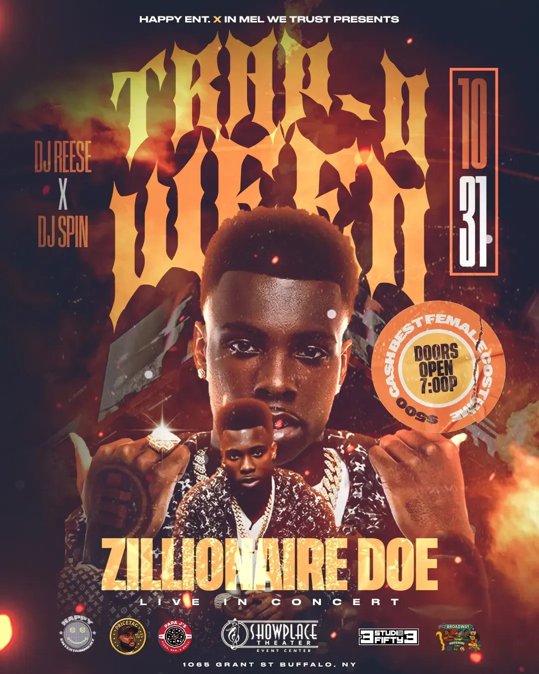 Zillionaire Doe Live