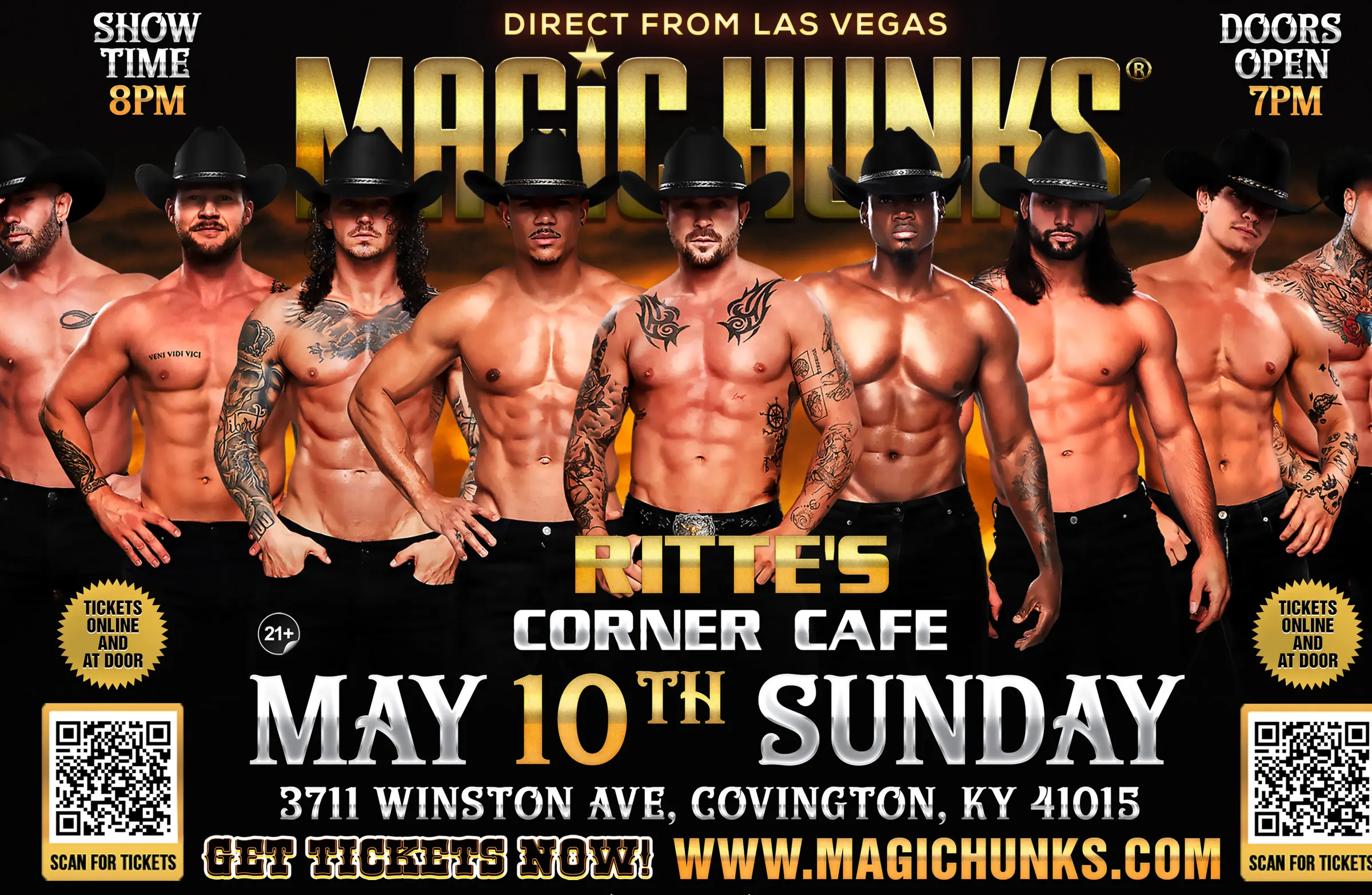 MAGIC HUNKS® AUSTRALIA TAKEOVER COVINGTON,KY USA!!!