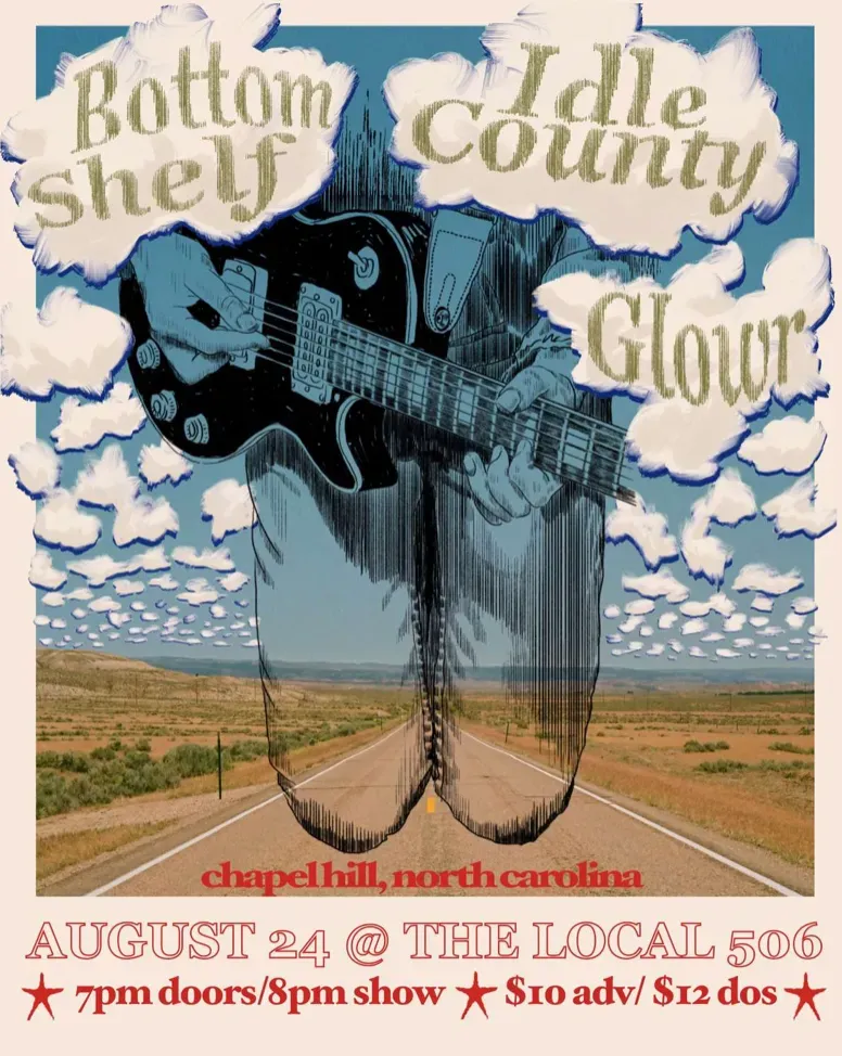 IDLE COUNTY WITH BOTTOM SHELF AND GLOWR