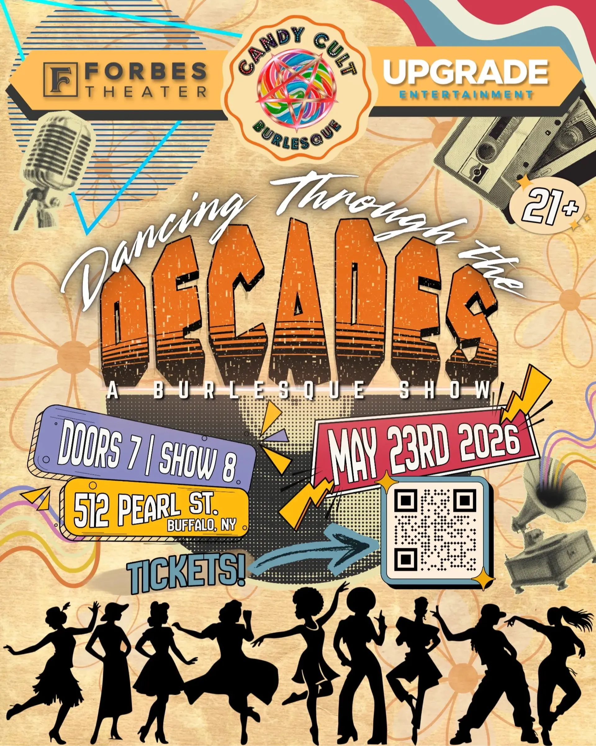 Candy Cult presents: Dancing Through the Decades flyer