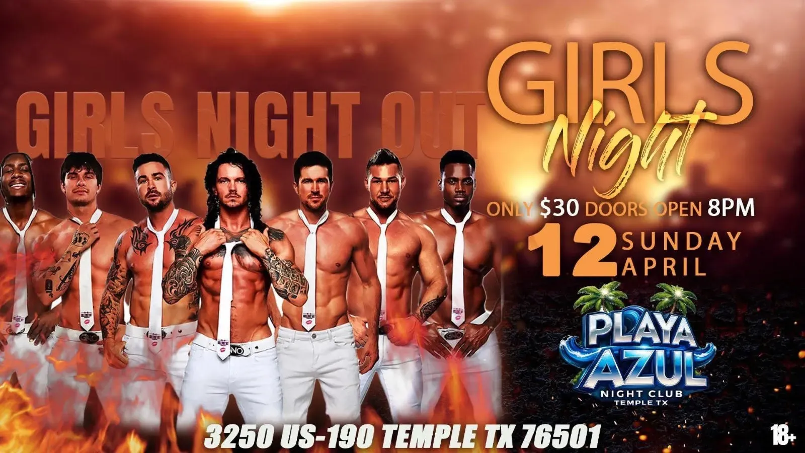 Girls Night Out the Show® AUSTRALIA TEMPLE,TX USA!!!