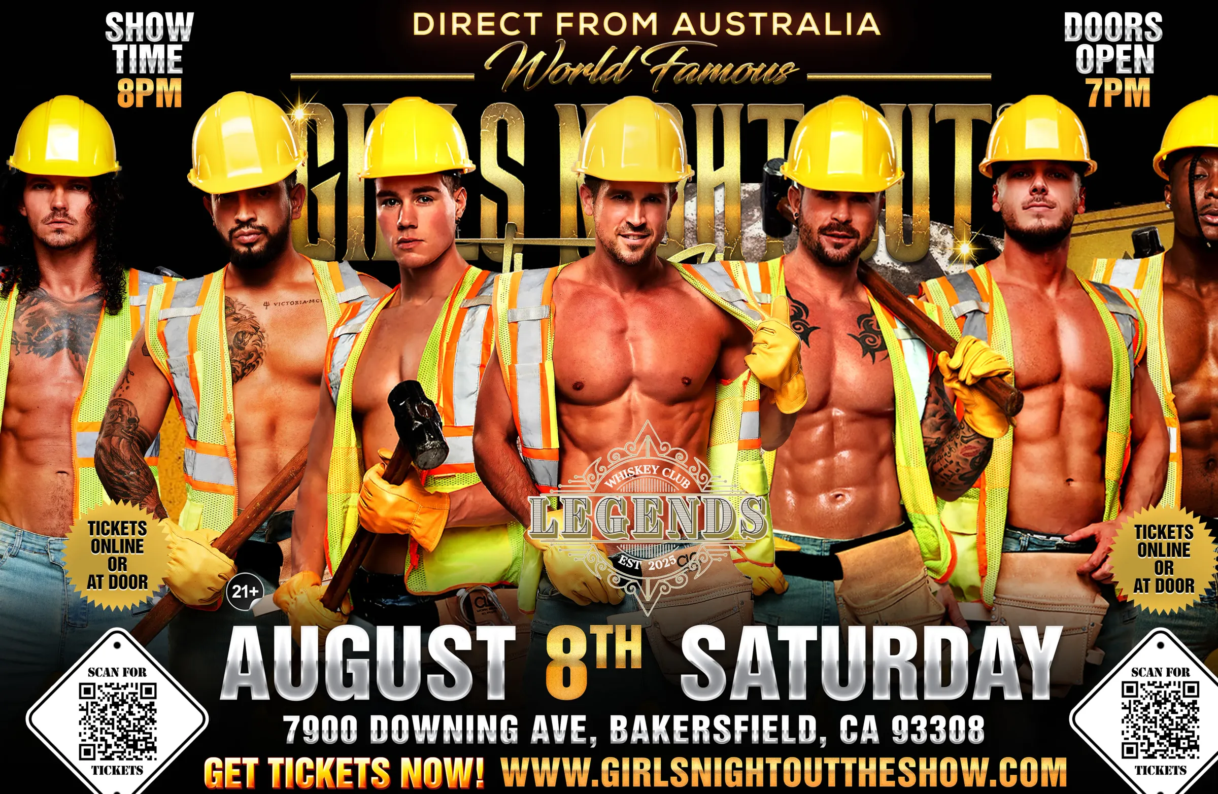GIRLS NIGHT OUT THE SHOW® AUSTRALIA TAKEOVER IN BAKERSFIELD, CA