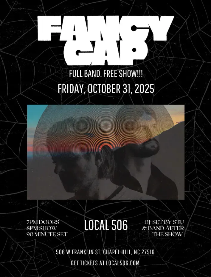 Fancy Gap – Free Full Band show with DJ Afterparty