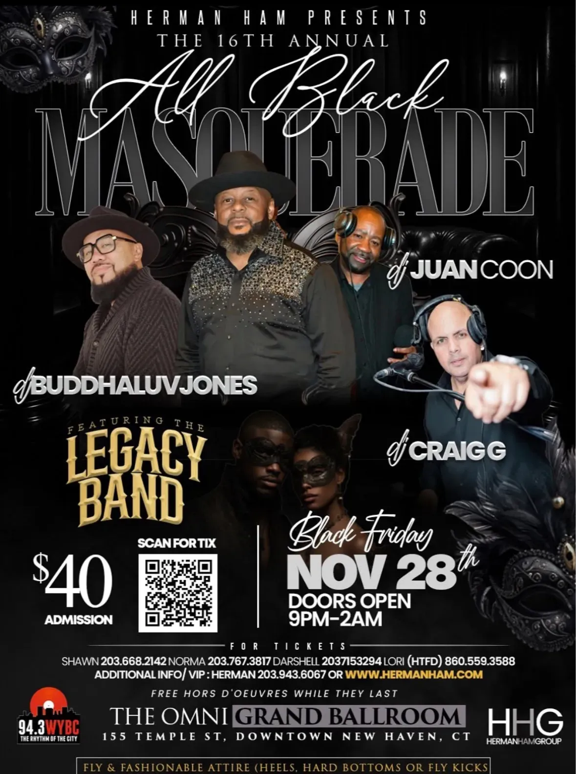 All Black Masquerade