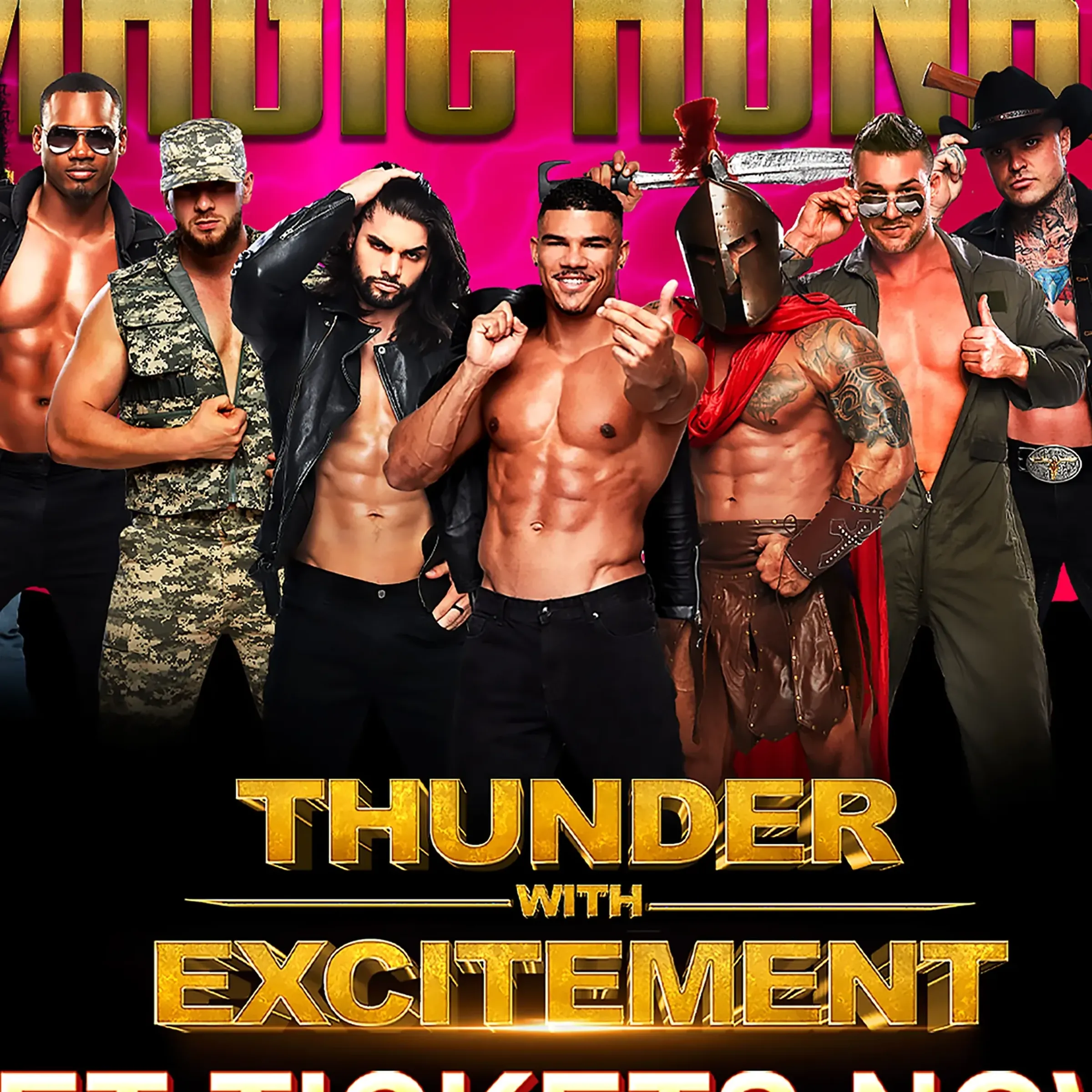 MAGIC HUNKS® AUSTRALIA TAKEOVER UTICA,MI USA!!