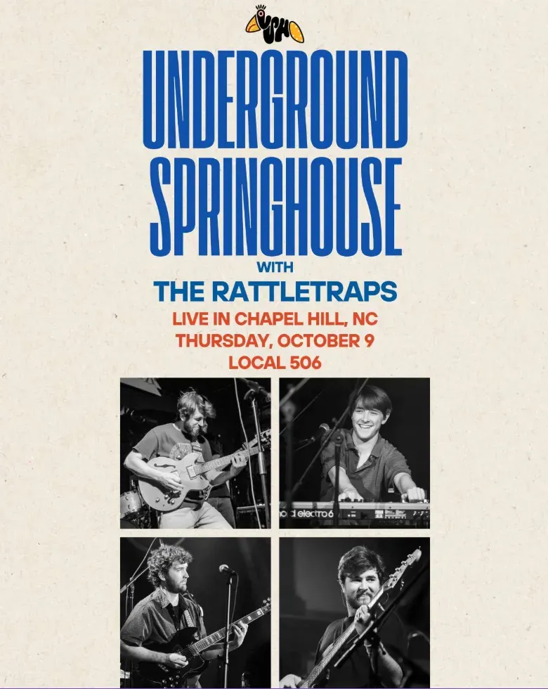 Underground Springhouse with The Rattletraps