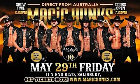 MAGIC HUNKS® AUSTRALIA TAKEOVER IN SALISBURY, MA, USA!!
