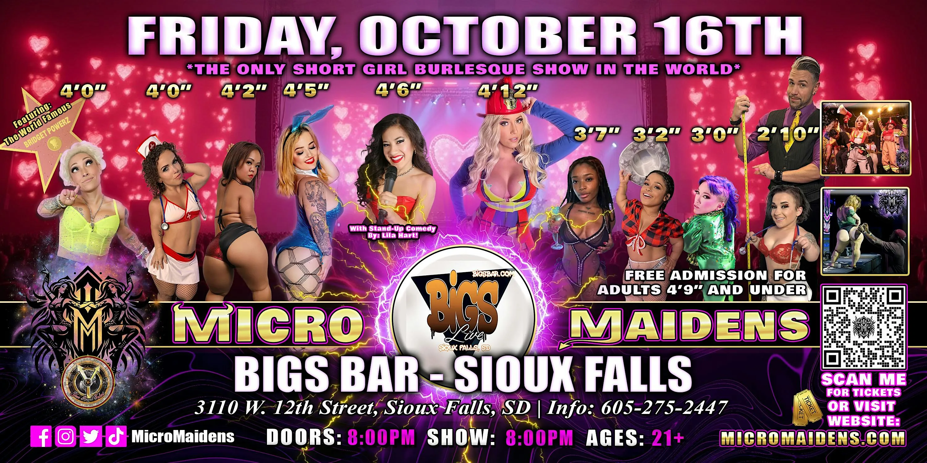 Mankato, MN - Micro Maidens Dwarf Dancers @Kato Ballroom