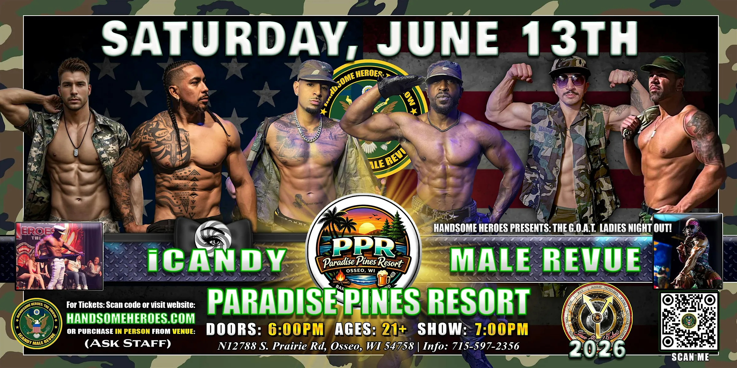Osseo, WI -  iCandy Male Revue @ Paradise Pines Resort