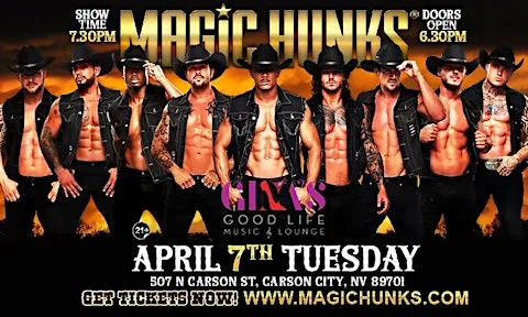 MAGIC HUNKS® AUSTRALIA TAKEOVER CARSON CITY, NV USA!!!