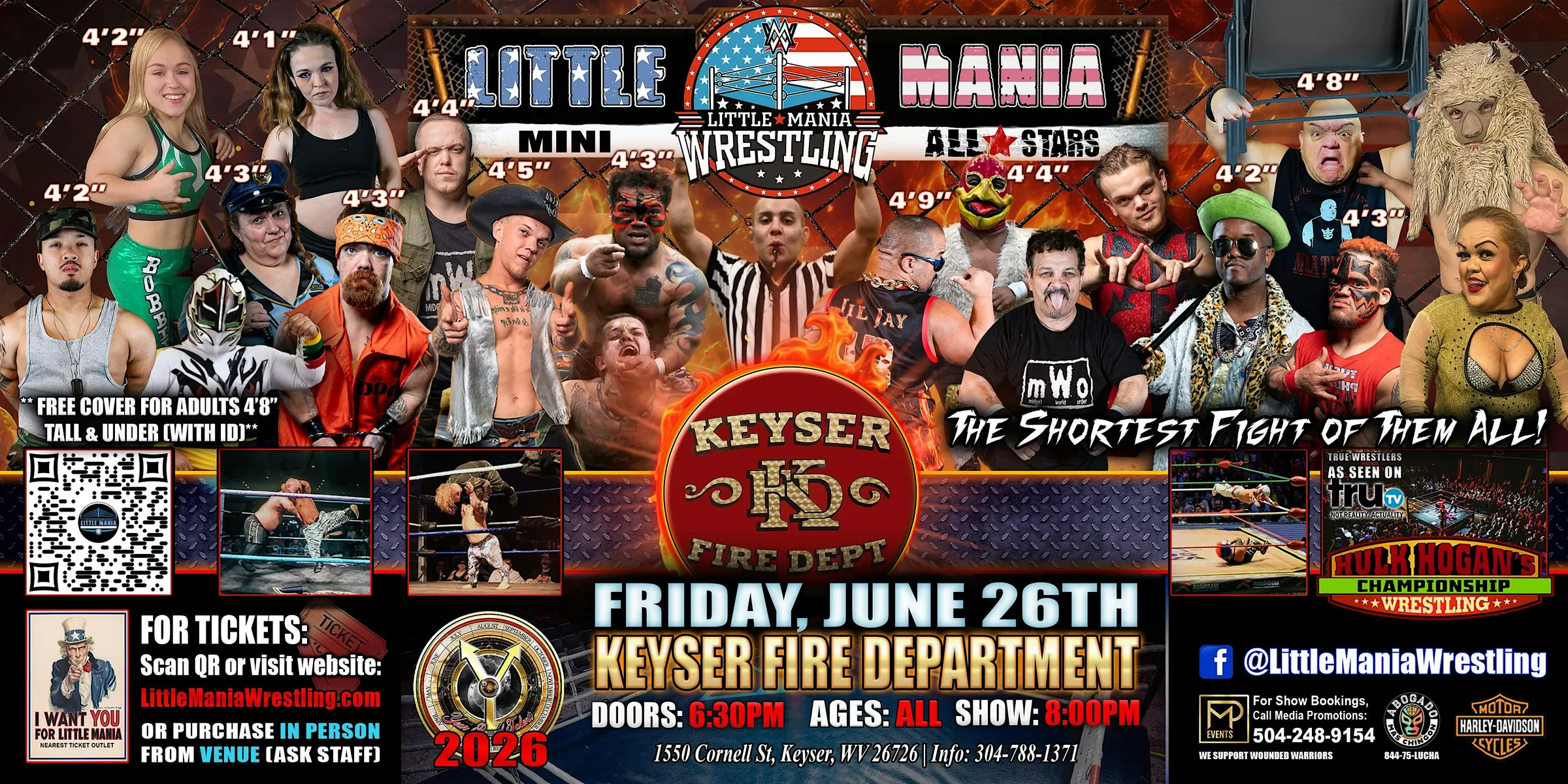 Keyser, WV - Little Mania Mini Wrestling @ Keyser Volunteer Fire Department