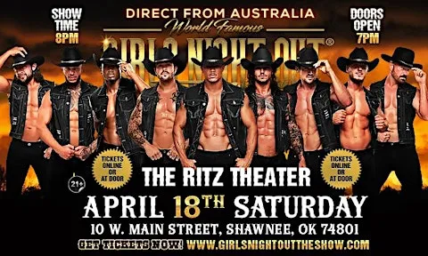 GIRLS NIGHT OUT THE SHOW® AUSTRALIAN TAKEOVER IN SHAWNEE, OK, USA!!!
