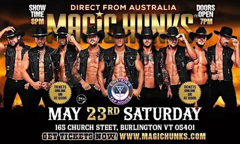 MAGIC HUNKS AUSTRALIA TAKEOVER BURLINGTON,VT USA!!!