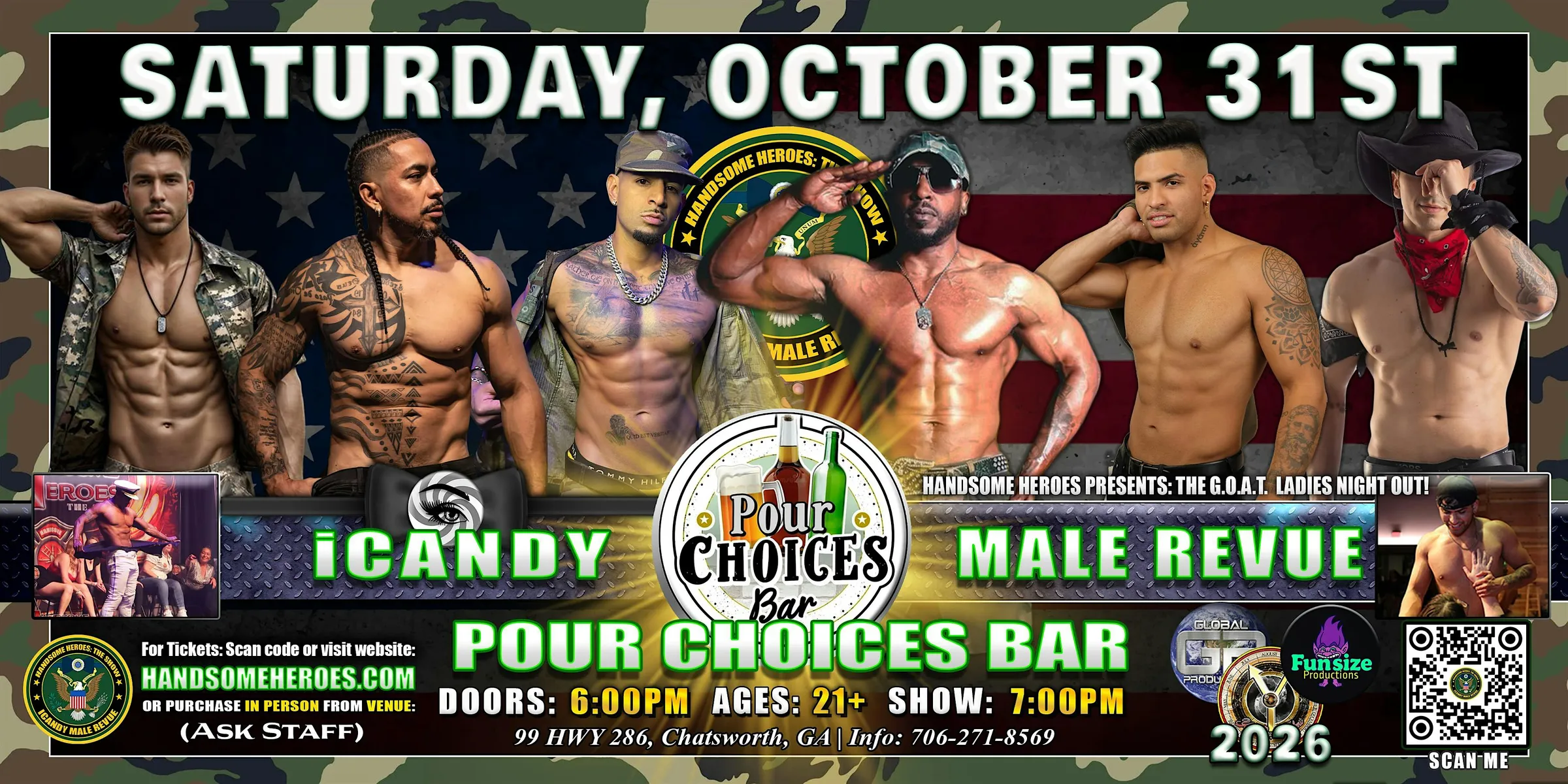 Eton, GA- iCandy Male Revue @ The Pour Choices Bar