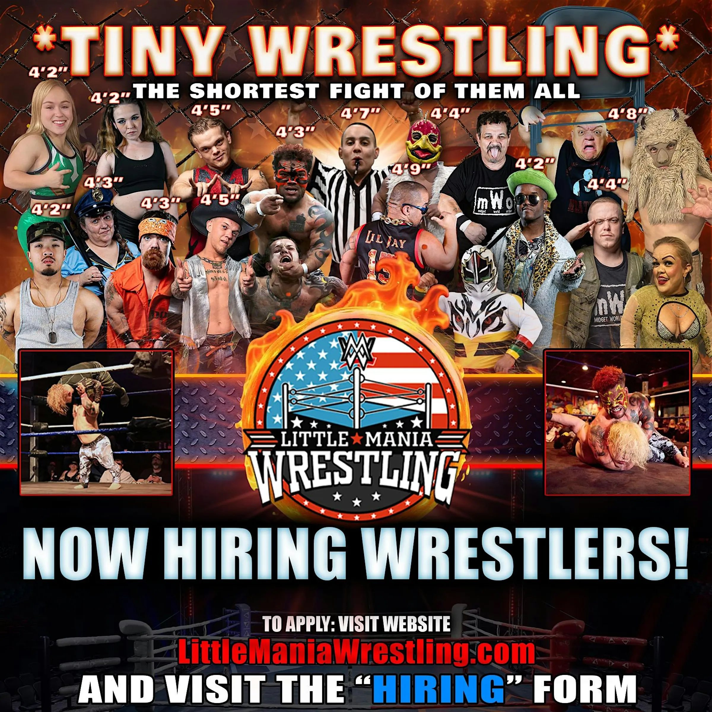 Ashburn, VA - Little Mania Mini Wrestling @ Rai's Rendezvous