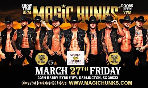 MAGIC HUNKS® AUSTRALIA TAKEOVER DARLINGTON, SC USA!!!