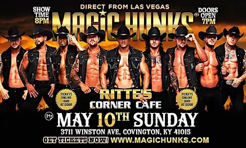 MAGIC HUNKS® AUSTRALIA TAKEOVER COVINGTON,KY USA!!!