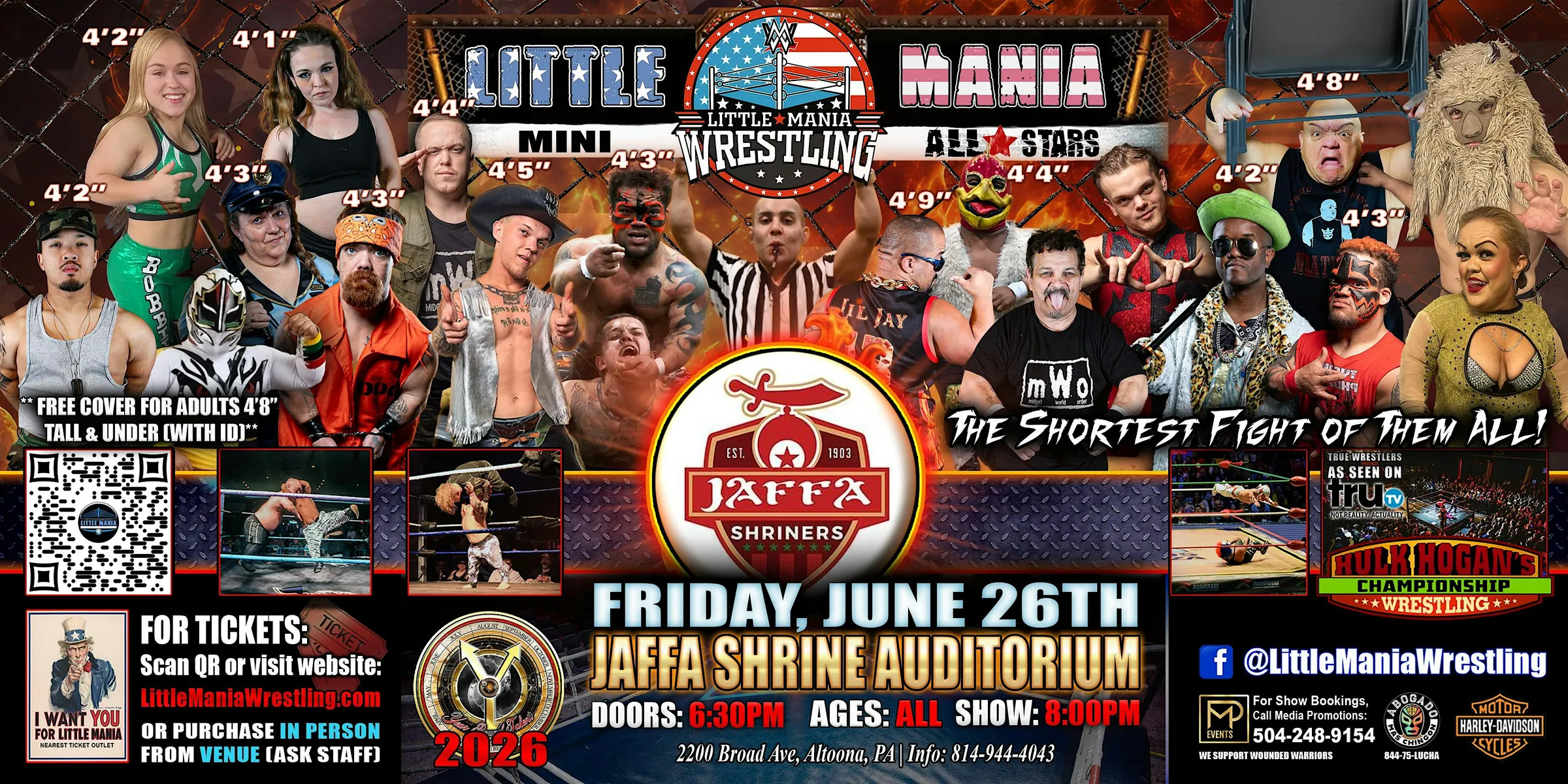 Altoona, PA - Little Mania Mini Wrestling @ Jaffa Shrine Auditorium