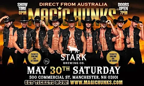 MAGIC HUNKS AUSTRALIA TAKEOVER MANCHESTER,NH USA!!!