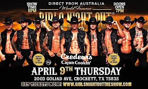 Girls Night Out the Show® AUSTRALIA TAKEOVER CROCKETT, TX USA!!!