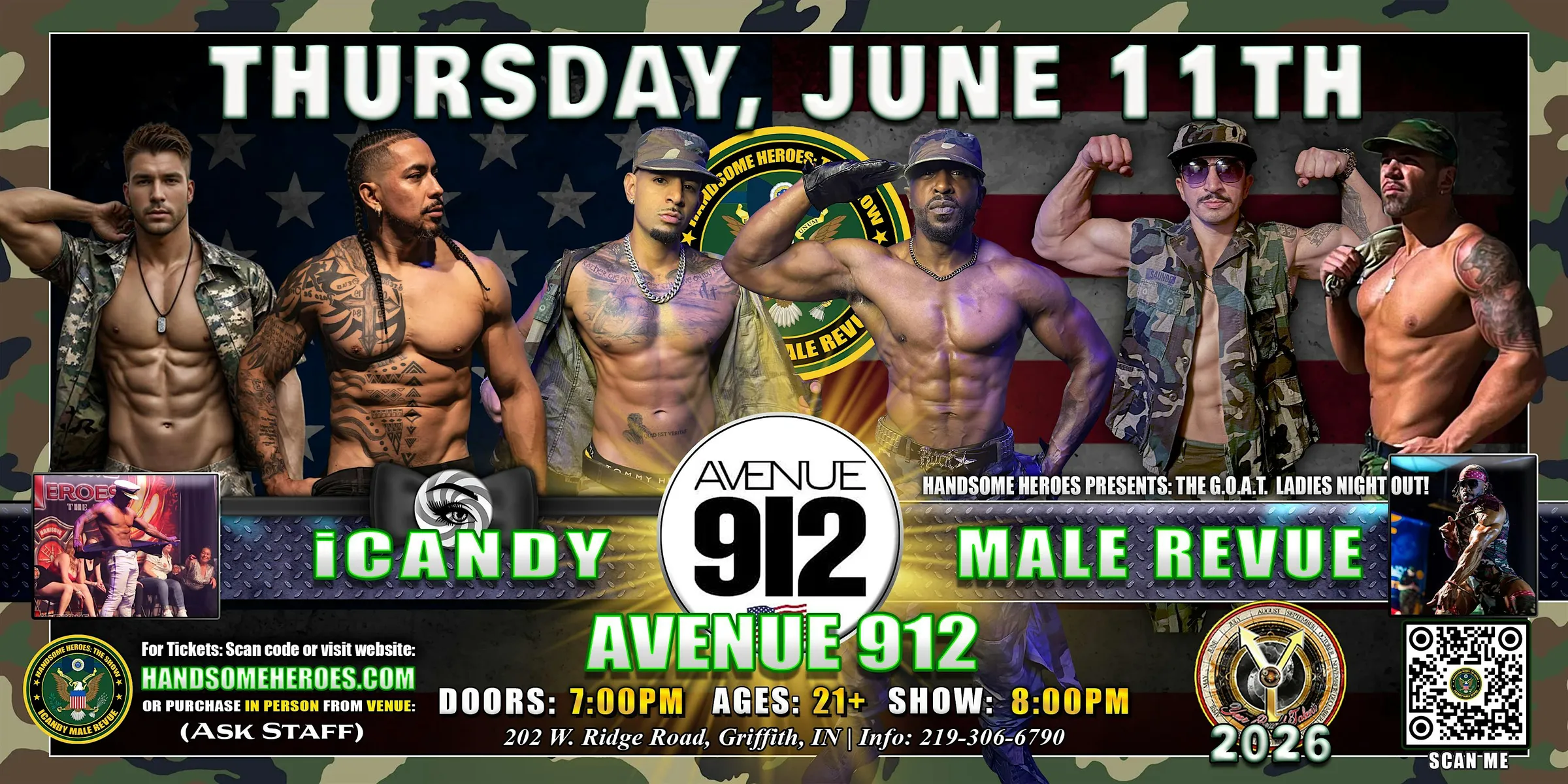 Griffith, IN -  iCandy Male Revue @ Avenue 912