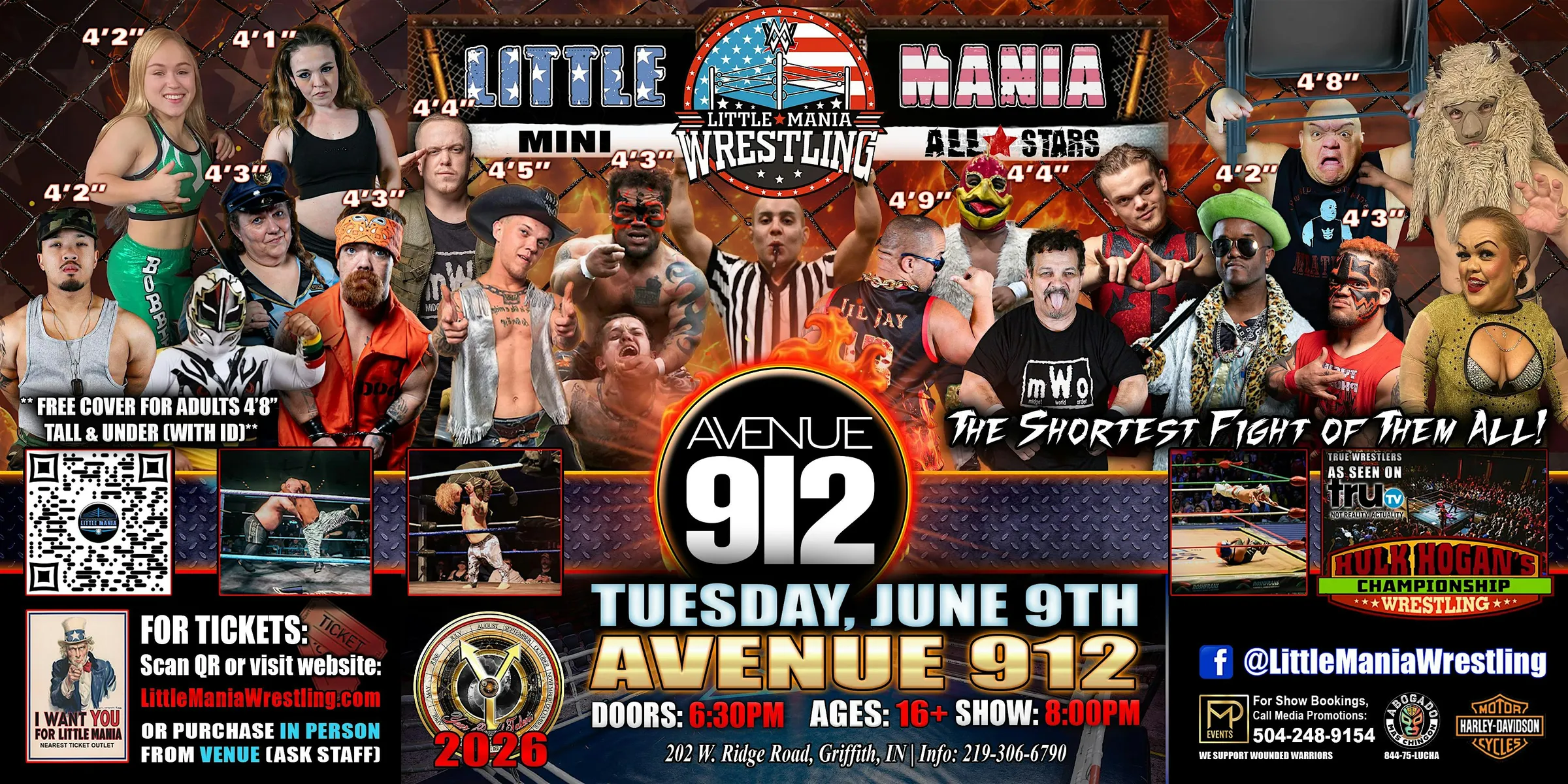 Griffith, IN - Little Mania Mini Wrestling @ Avenue 912