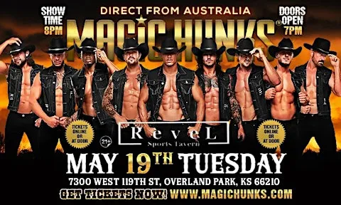 MAGIC HUNKS® AUSTRALIAN TAKEOVER IN OVERLAND PARK, KS, USA!!