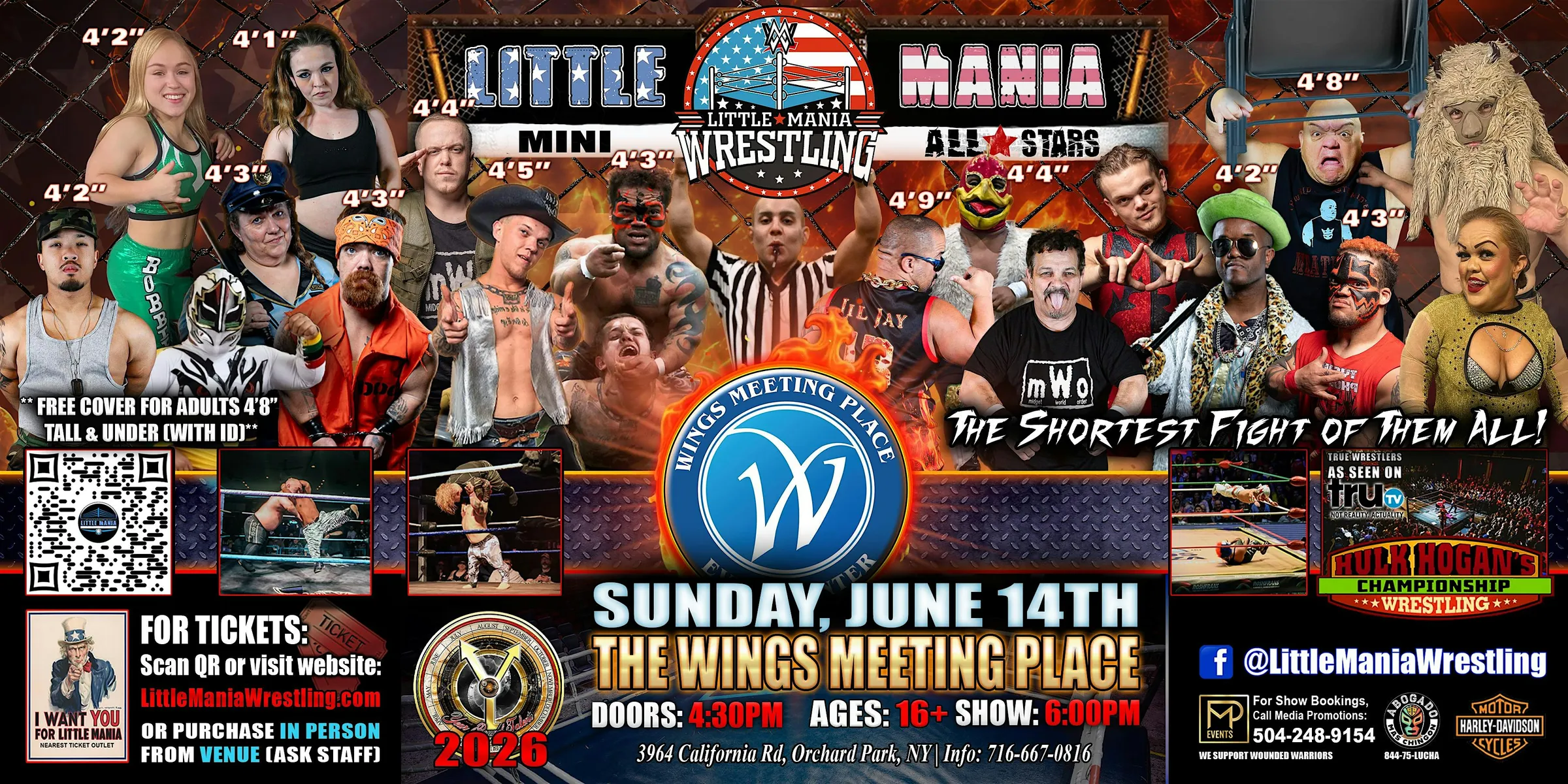 Orchard Park, NY - Little Mania Mini Wrestling @ The Wings Meeting Place