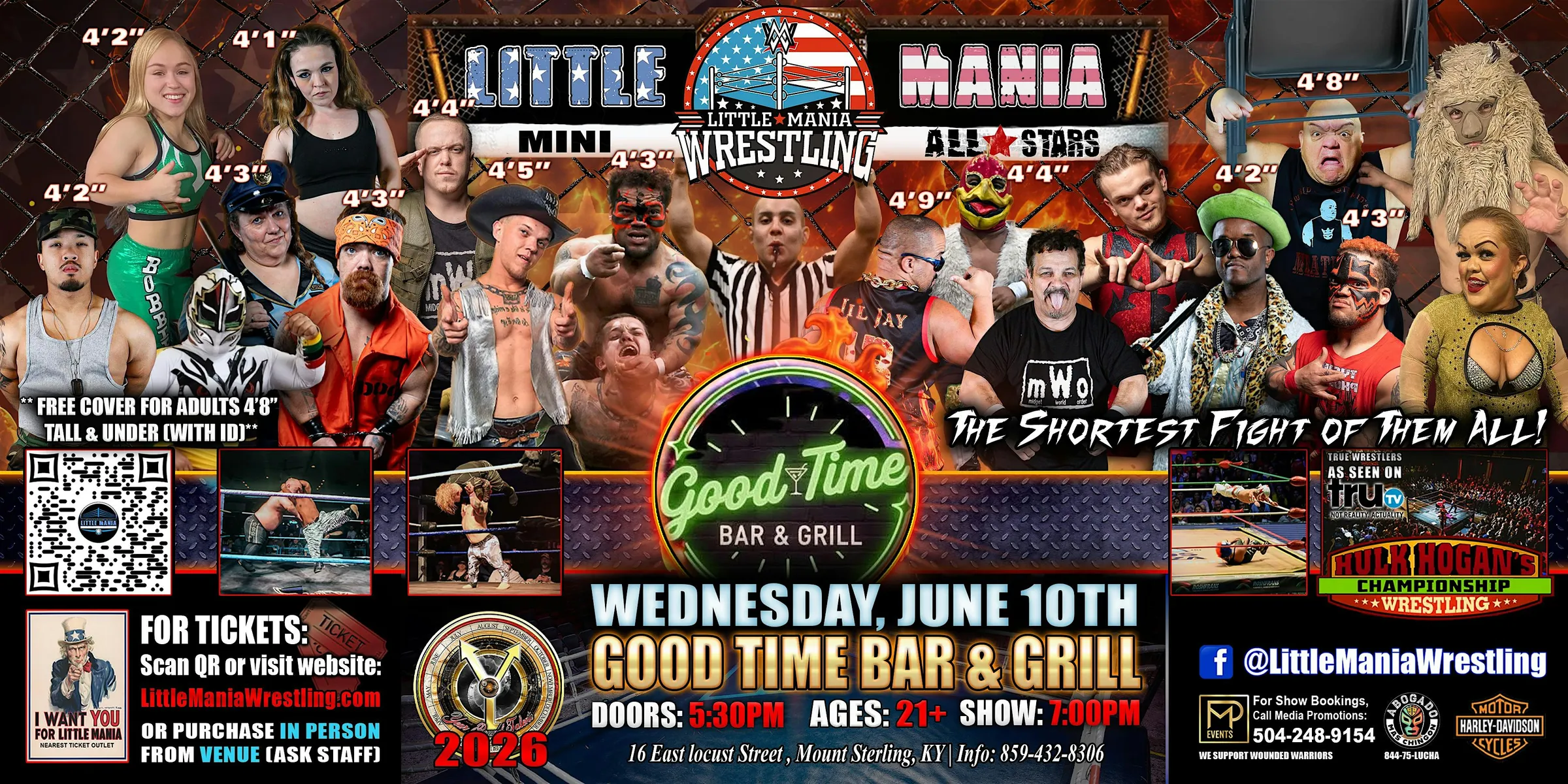 Mount Sterling, KY - Little Mania Mini Wrestling @ Good Time Bar & Grill