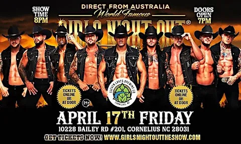 AUSTRALIA'S GIRLS NIGHT OUT LIVE® TAKEOVER CORNELIUS, NC USA!!!