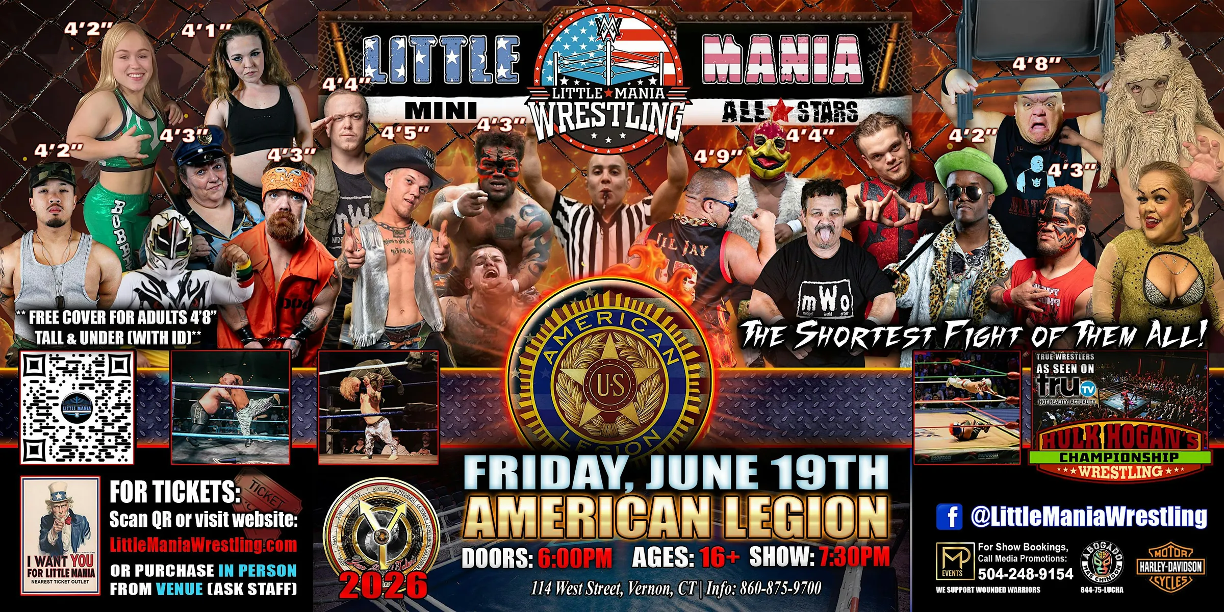 Vernon, CT - Little Mania Mini Wrestling @ American Legion